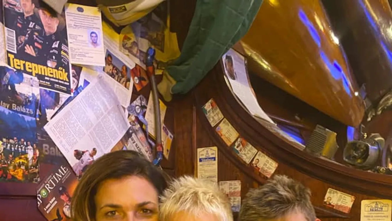 Varga Judit fiaival szurkolt a Fradinak