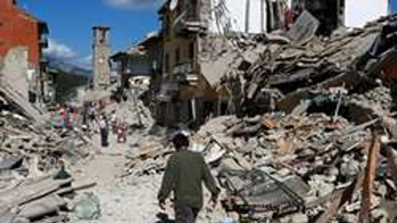 Borzalmas: drónfelvétel a megsemmisült olasz városról