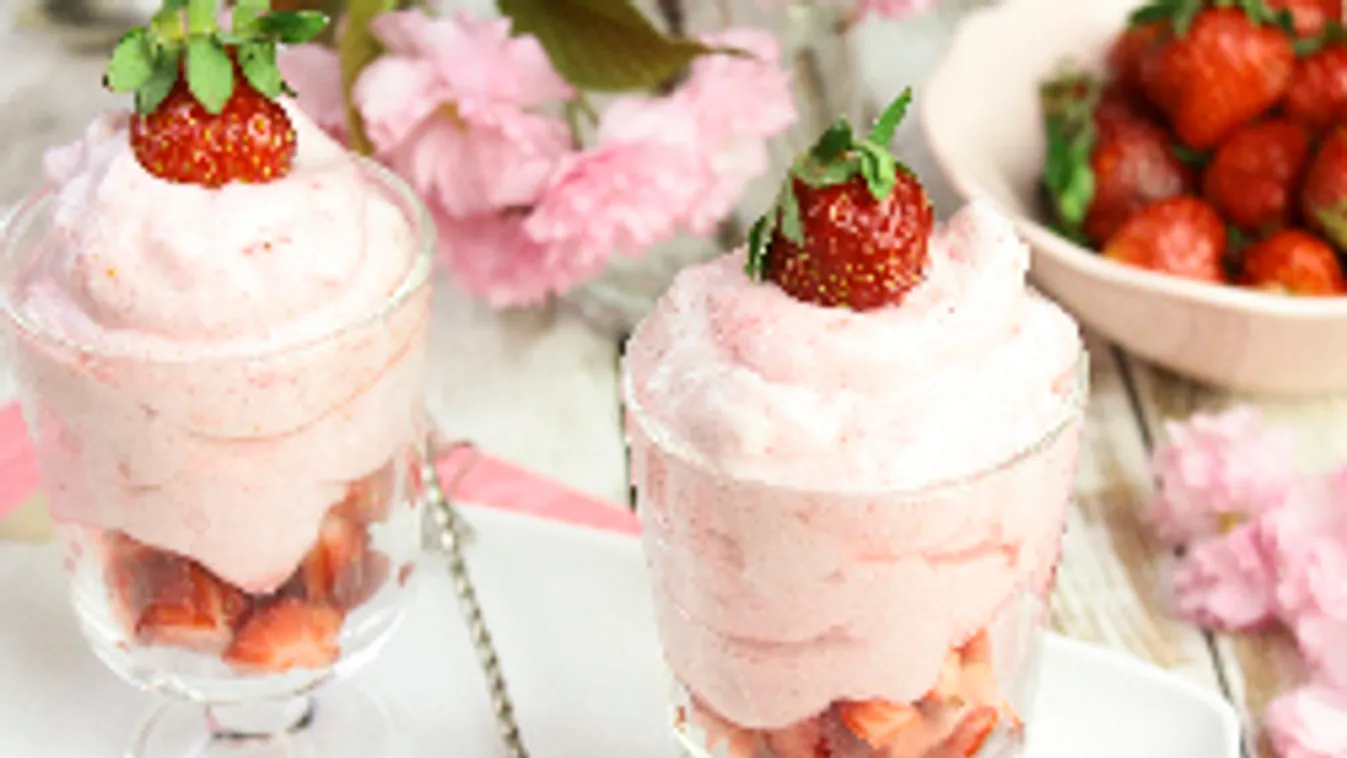 A legegyszerűbb eperhab, tuti desszert 10 perc alatt