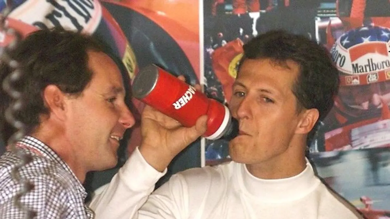 Berger (balra) és Schumacher 1999-ben - nem voltak mindig ilyen jó viszonyban