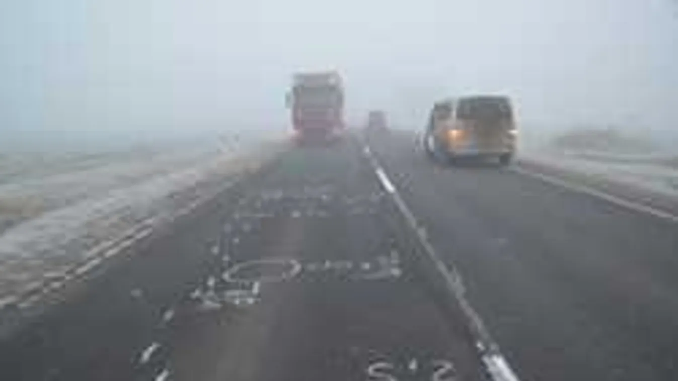 Tragikus halál: a ködben gázolták el a balesetet szenvedett sofőrt