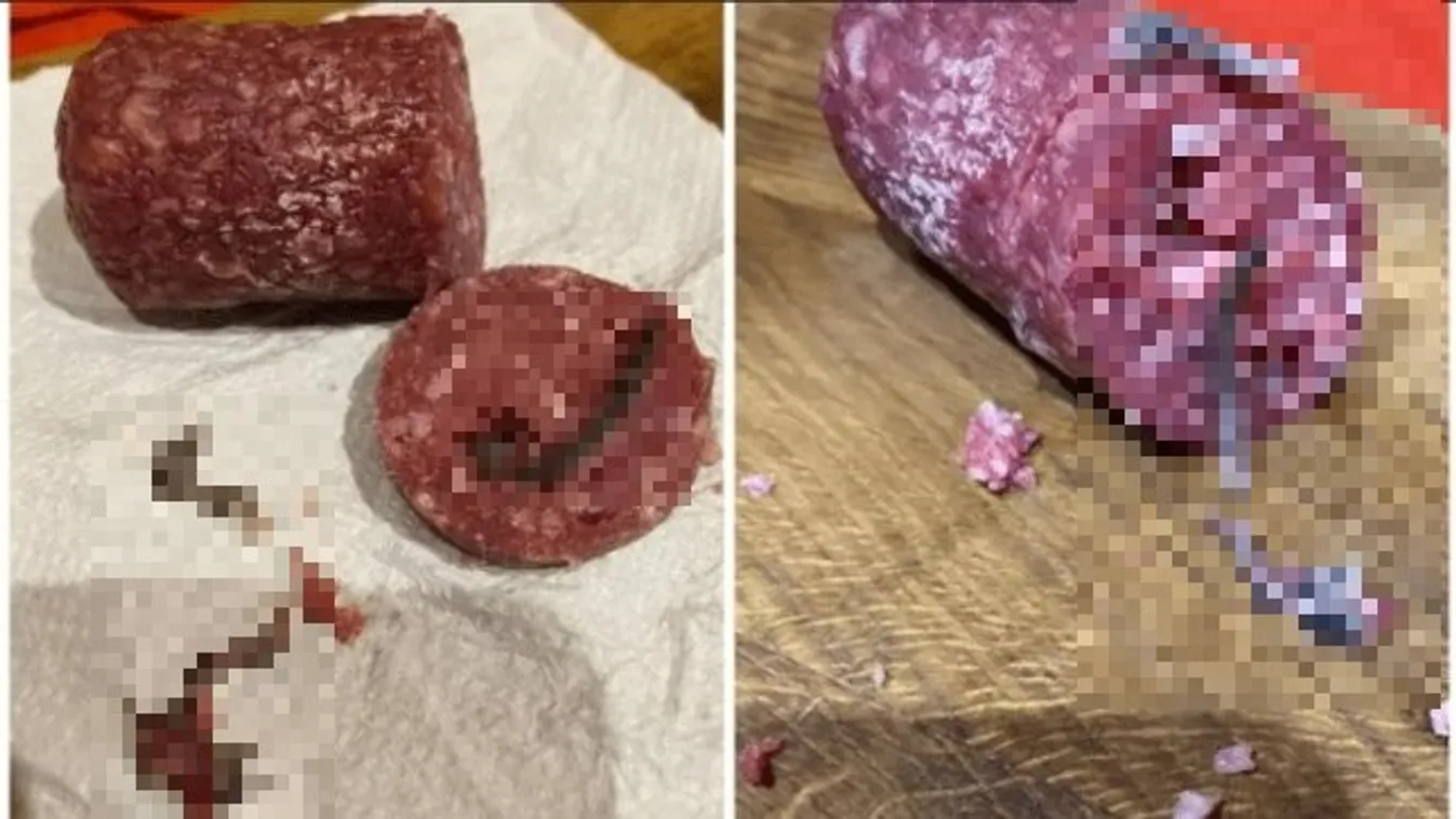 Gyomorforgató dolgot talált a kolbászban a vásárló +18 Fotó