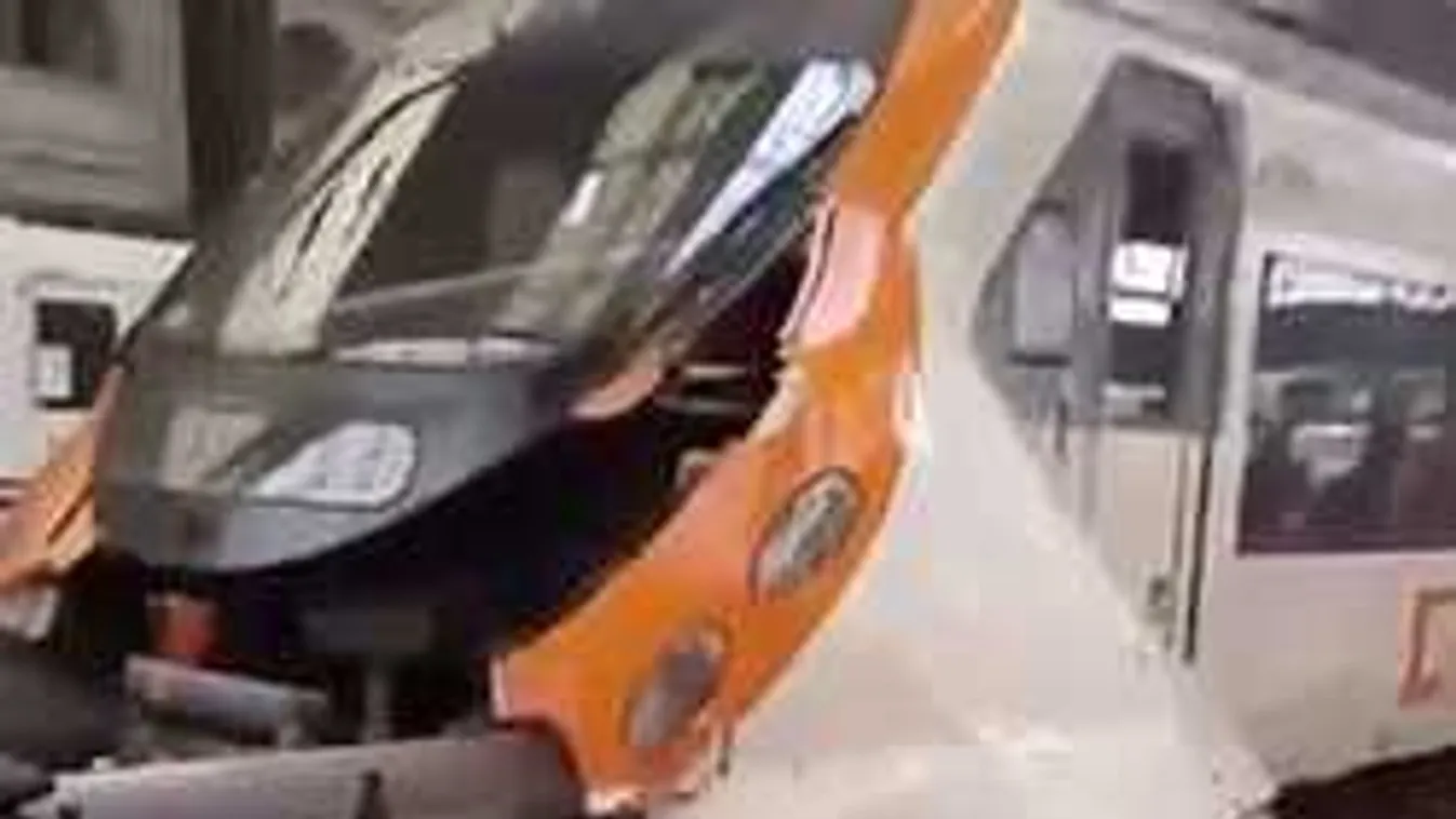 Most érkezett: fékezés nélkül csapódott az állomásba egy vonat, sok a sérült