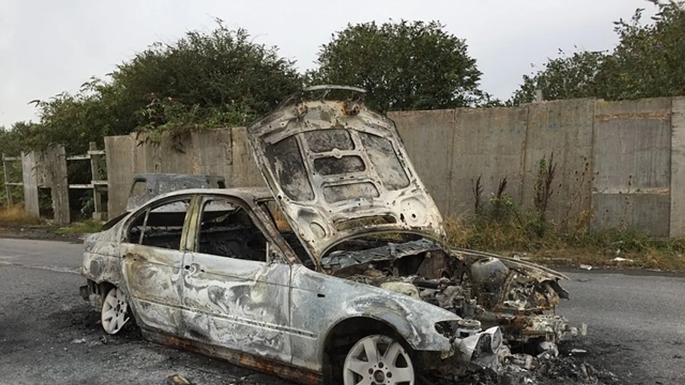 Elevenen égett halálra autójában egy magyar férfi