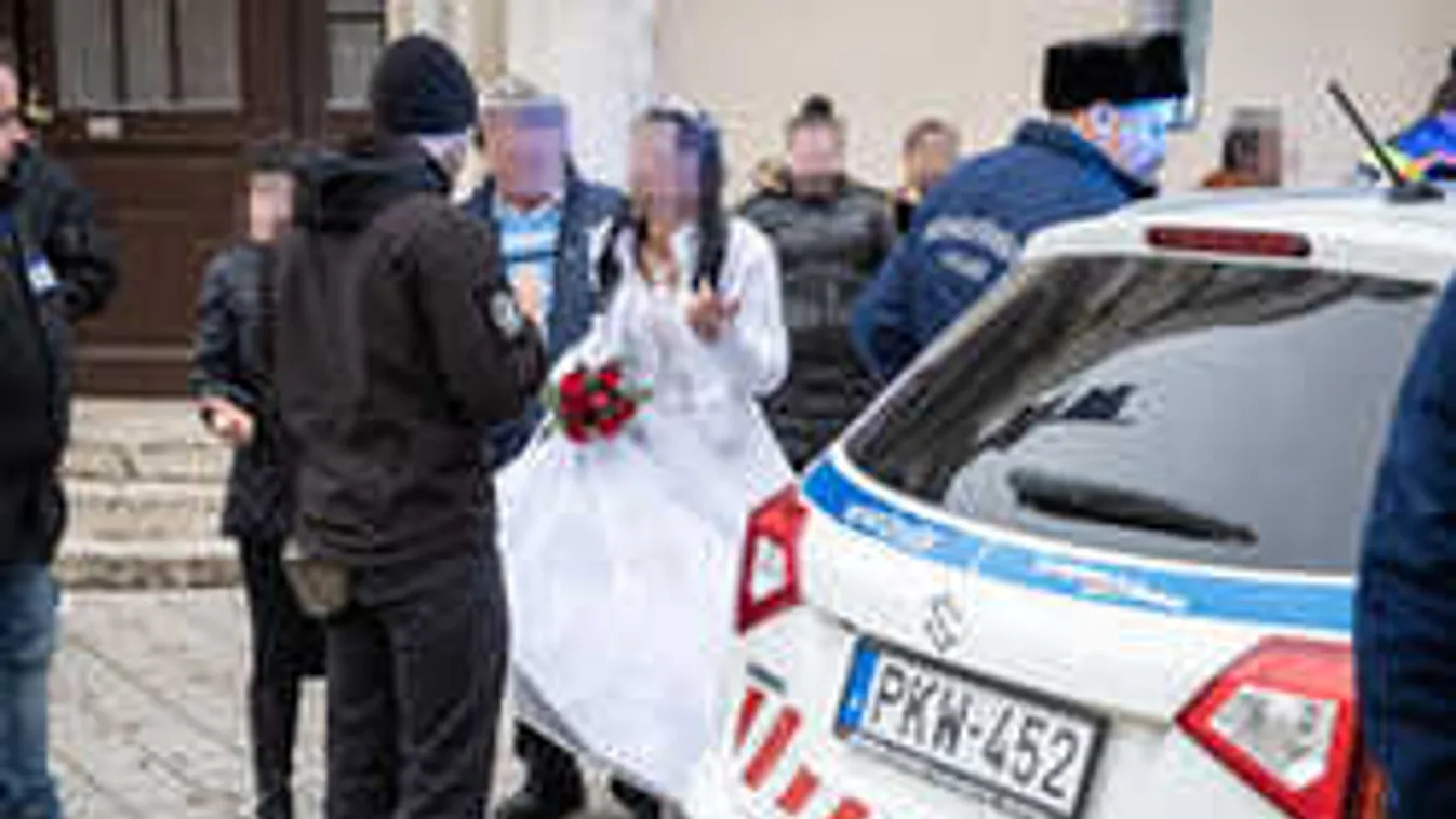 Az esküvőről vitték el a vőlegényt a rendőrök
