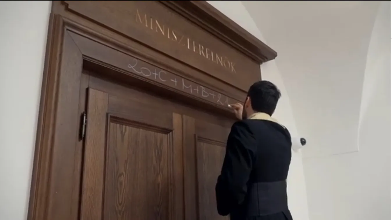 Vízkereszt napján megszentelték Orbán Viktor irodáját