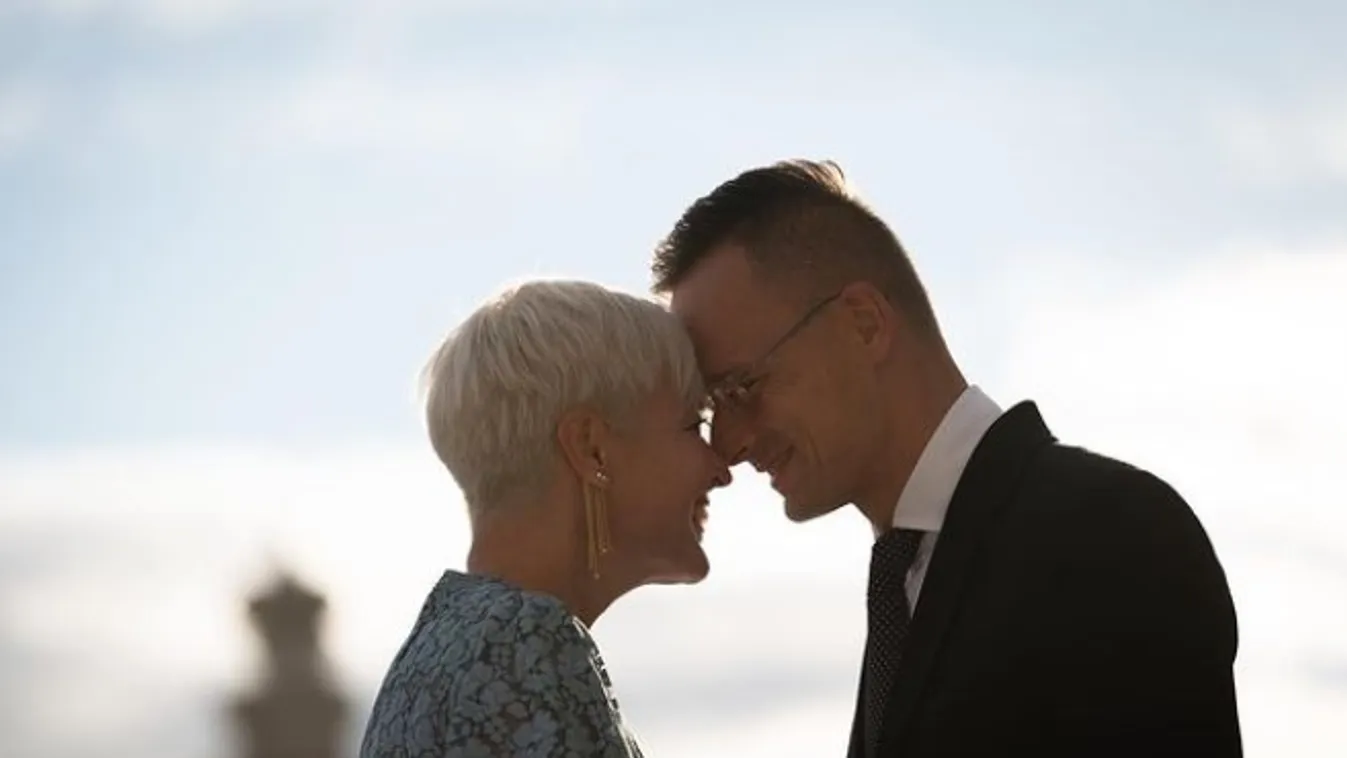Szijjártó Péter és a felesége, Szilvia
