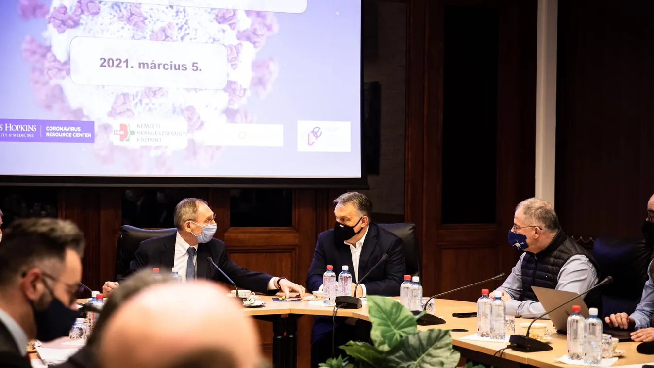 Március 5-én Orbán Viktor az Operatív törzs ülésén