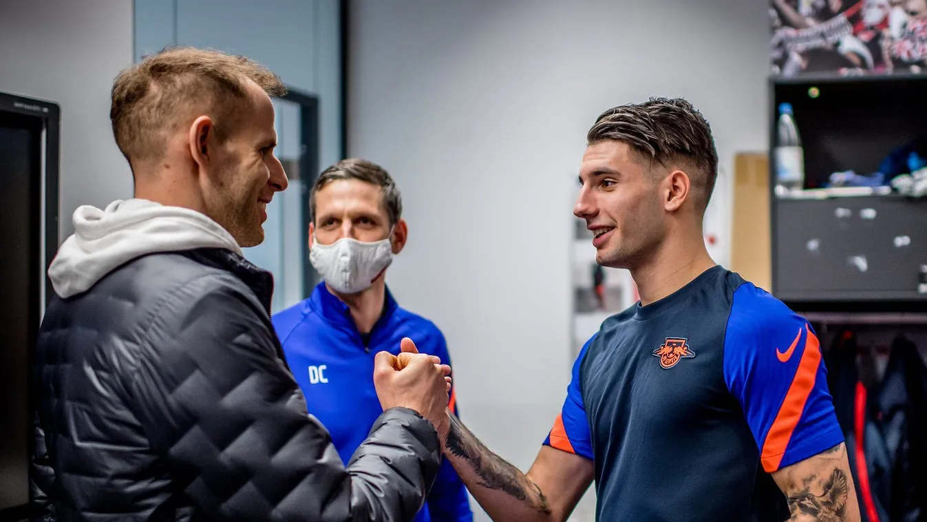 Barátnője is elkísérte Szoboszlai Dominikot Lipcsébe