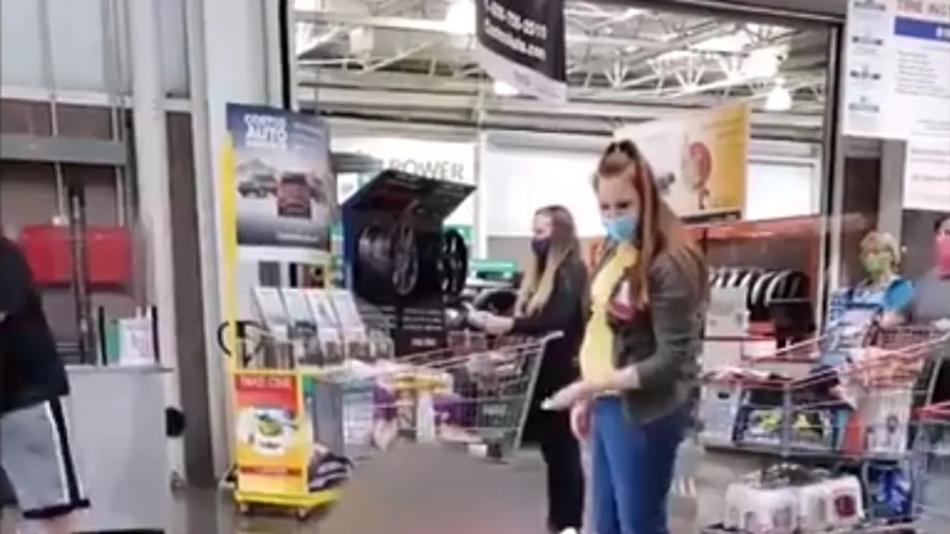 Nem akart maszkot húzni: ülősztrájkot kezdett a nyugdíjas nő az üzletben -videó