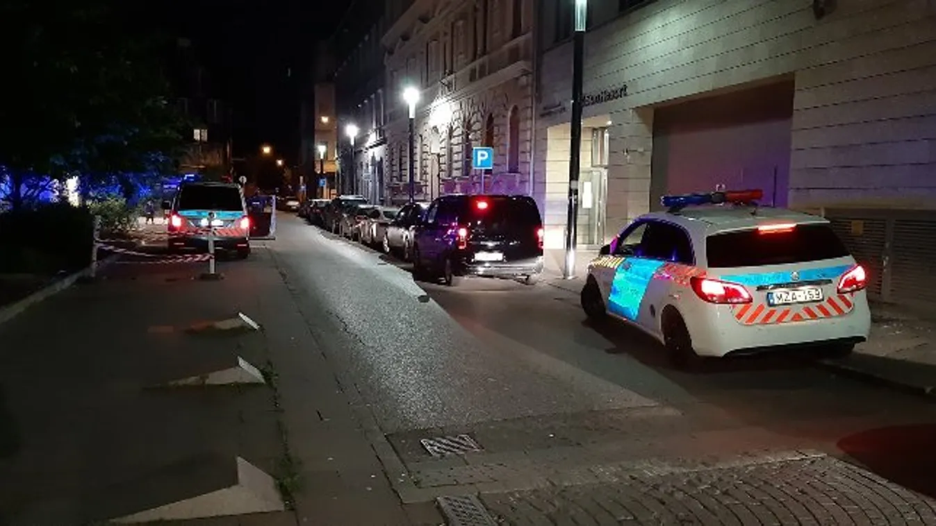 A lövöldözés miatt a rendőrök is kivonultak a helyszínre