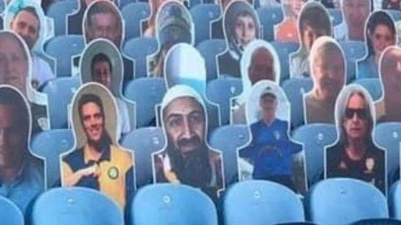 Terroristavezér a lelátón, azonnal eltávolították