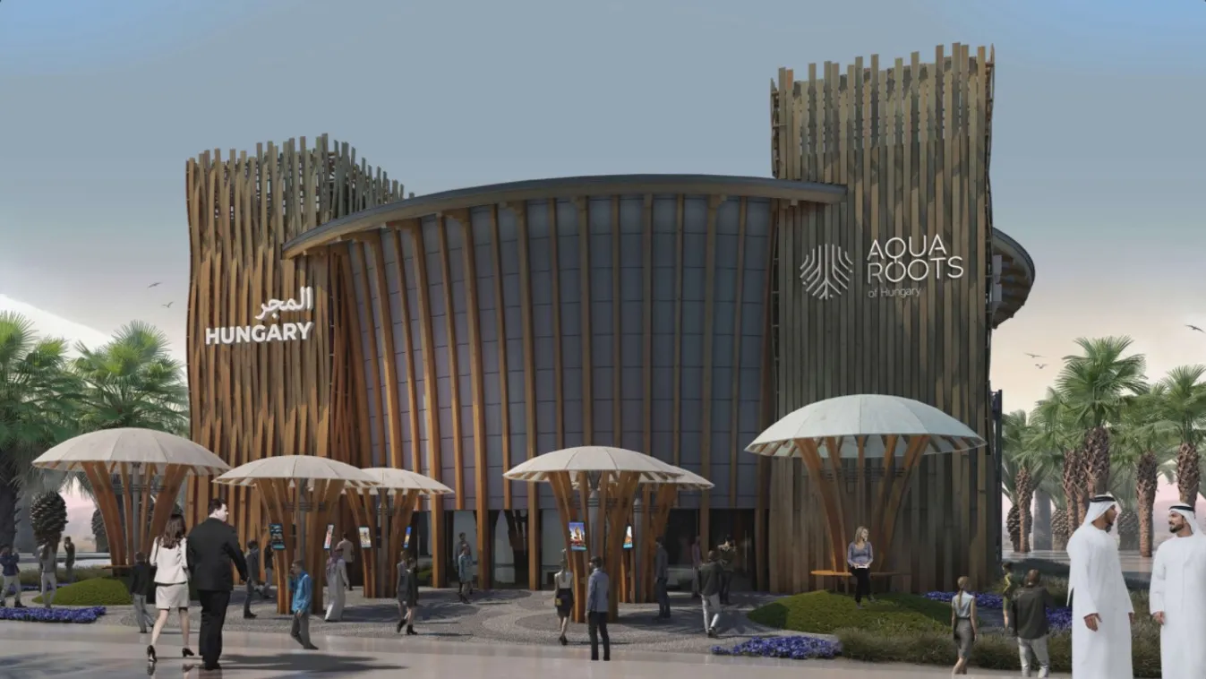 Átadás előtt a Magyar Pavilon Dubajban