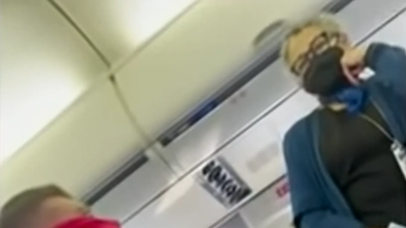 Tűzpiros tangát húzott maszk helyett az utas, durva, ami ezután történt
