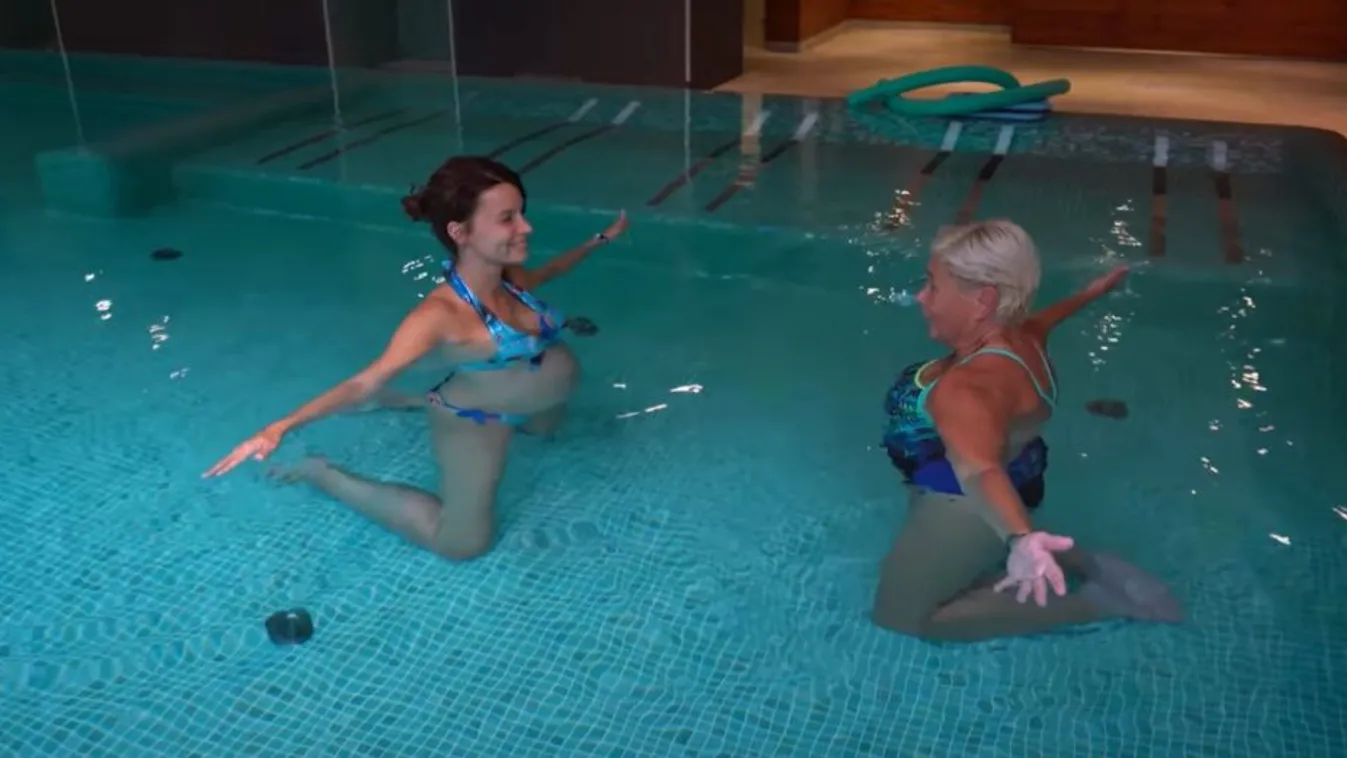 Vízben szülést tervez Mazsi