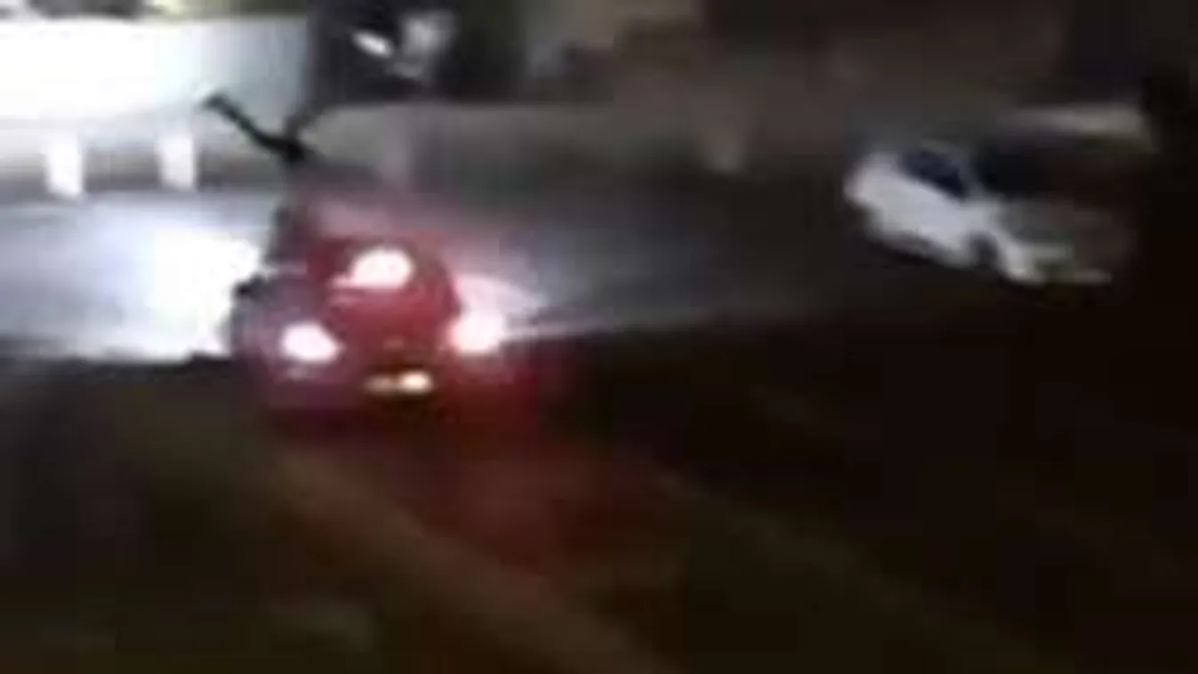 Durva videó! Métereket repült a szándékosan elütött férfi, majd újra nekihajtottak