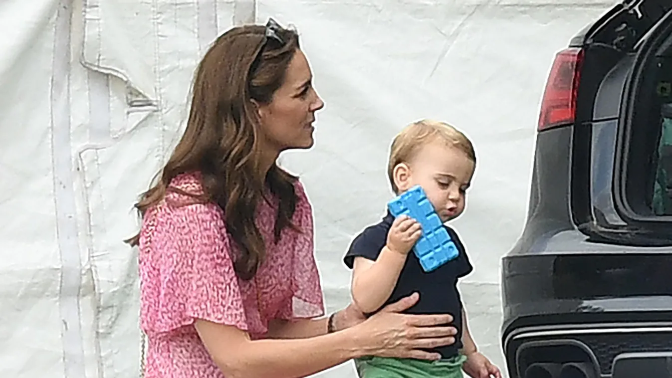 Meghan and Kate bring the children to the King Power Royal Charity Polo Day