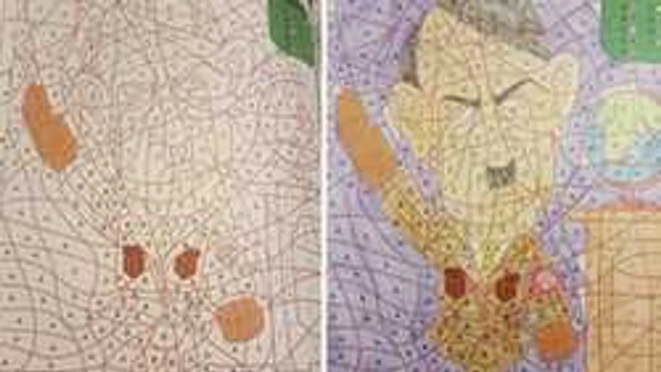 Nagy a botrány: Hitler teljes alakos képe bukkant fel egy színezőben!