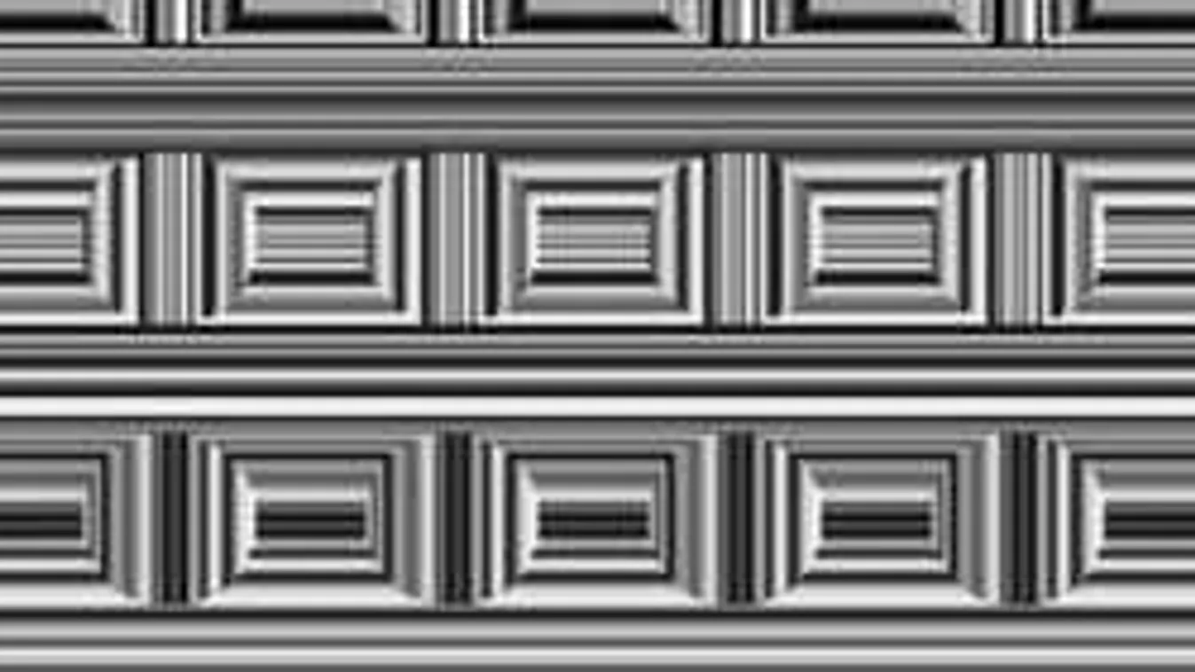 Optikai csalódás - megtalálod a képen a köröket?