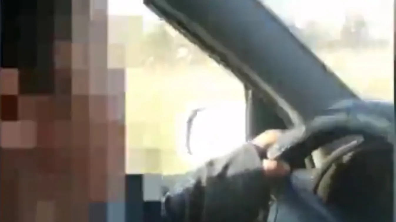 Elképesztő: hatéves kisfiát ültette a volán mögé a magyar édesapa