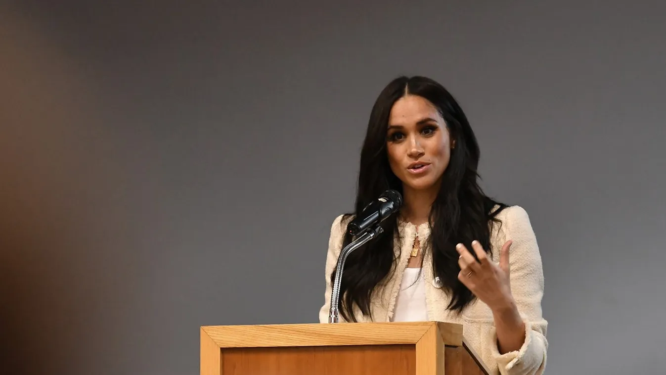 Duchess of Sussex visit to Robert Clack school