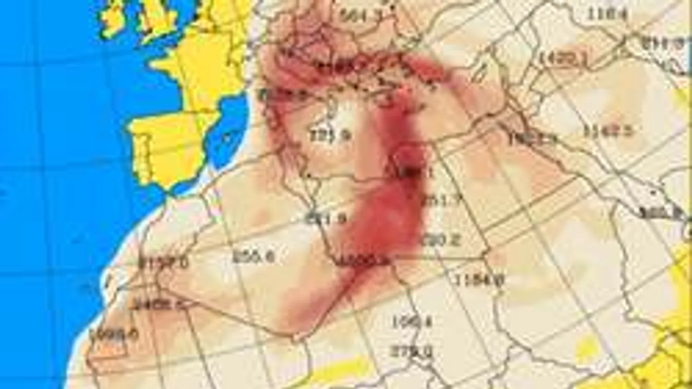 Újabb fordulat: szaharai homok kavar bele az időjárásba