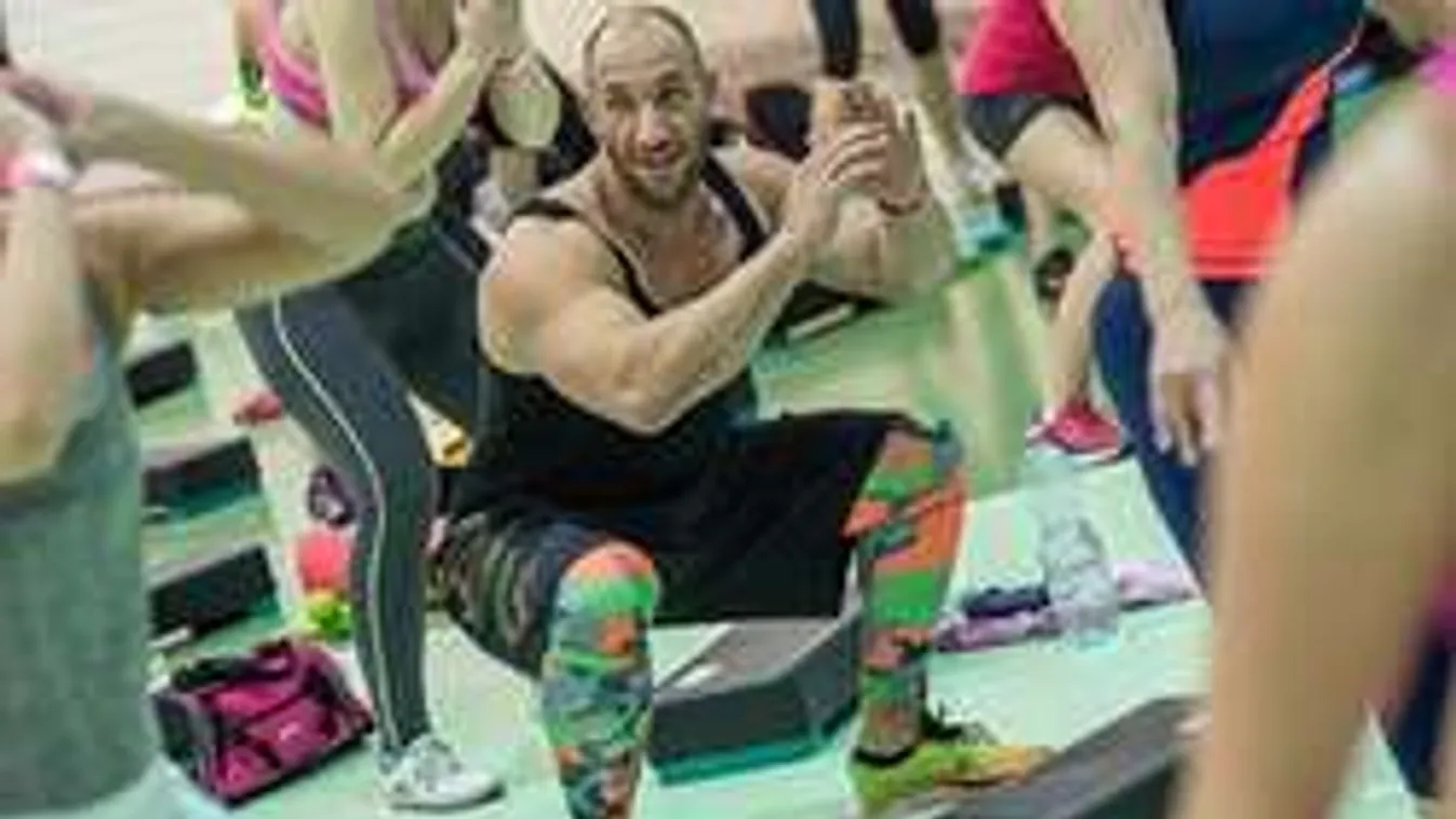 Berki Krisztián bugyijából is folyt az izzadság Rubint Réka edzésén