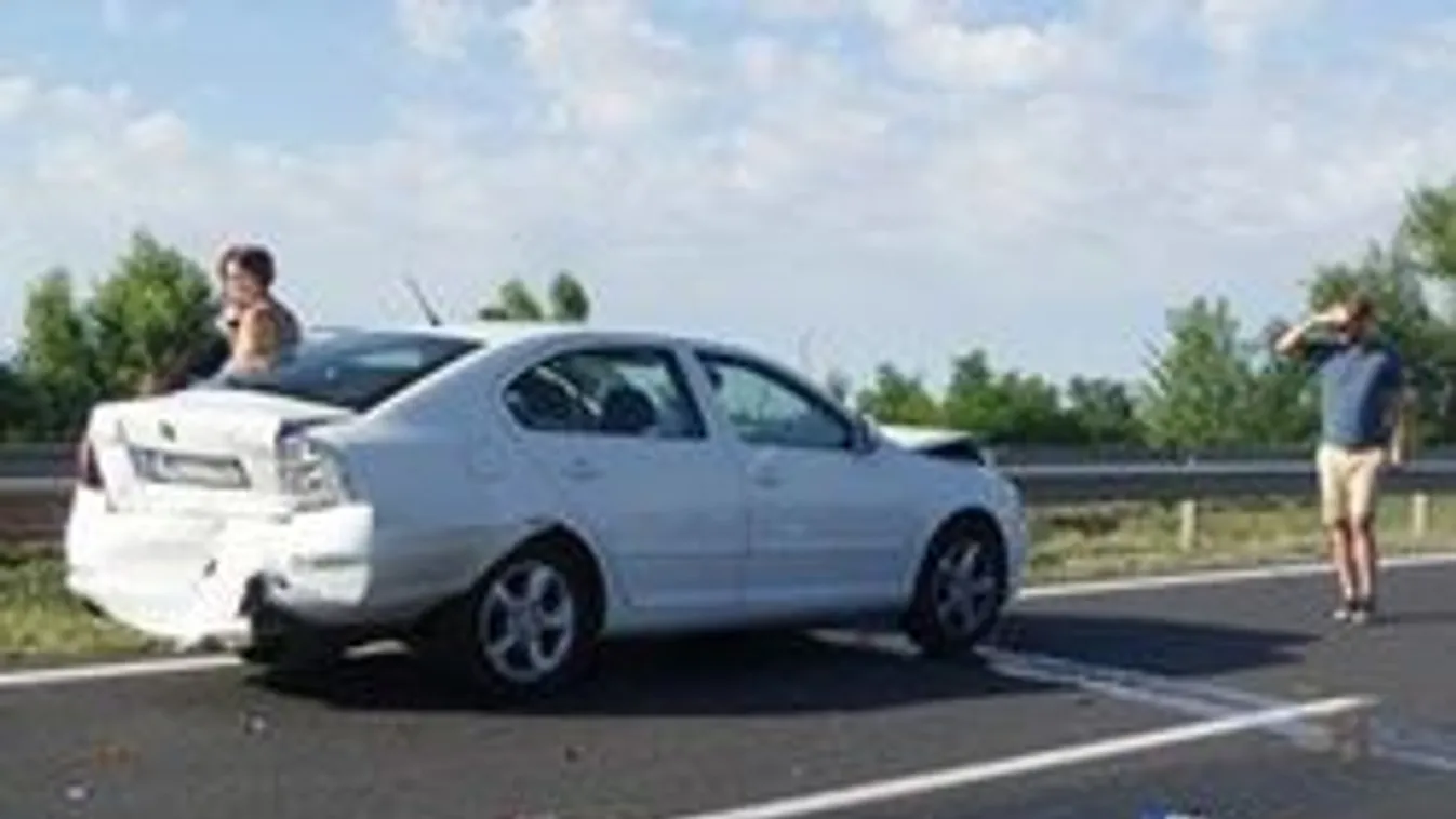 Baleset az M7-esen, mindjárt dugó lesz!