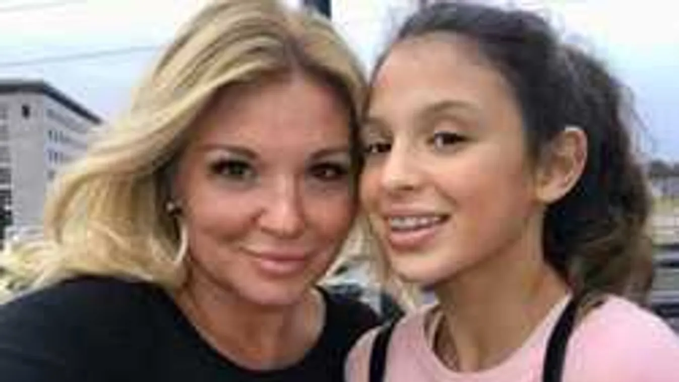 Hihetetlenül gyönyörű tinilánnyá serdült Liptai Claudia lánya