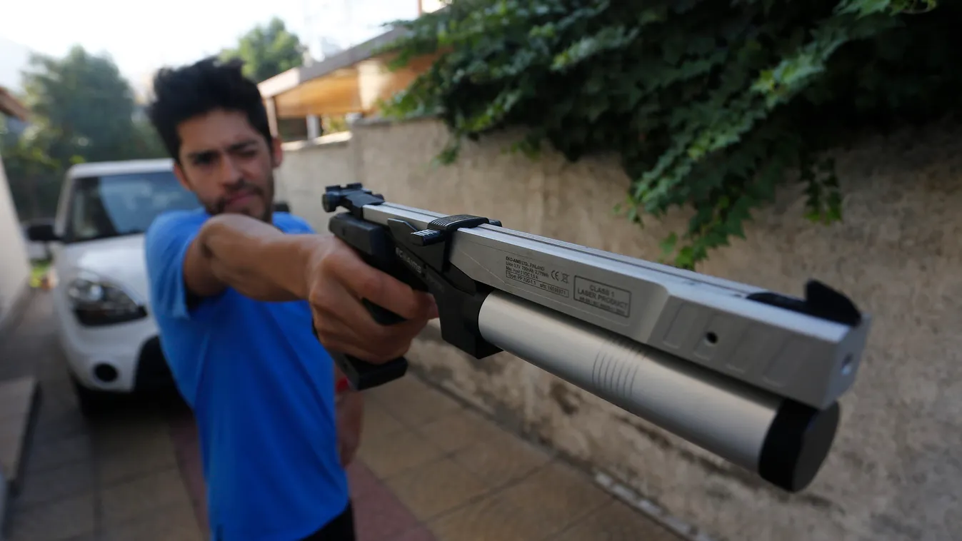 Pentathlete Esteban Bustos Trains In Isolation Amid Coronavirus Pandemic