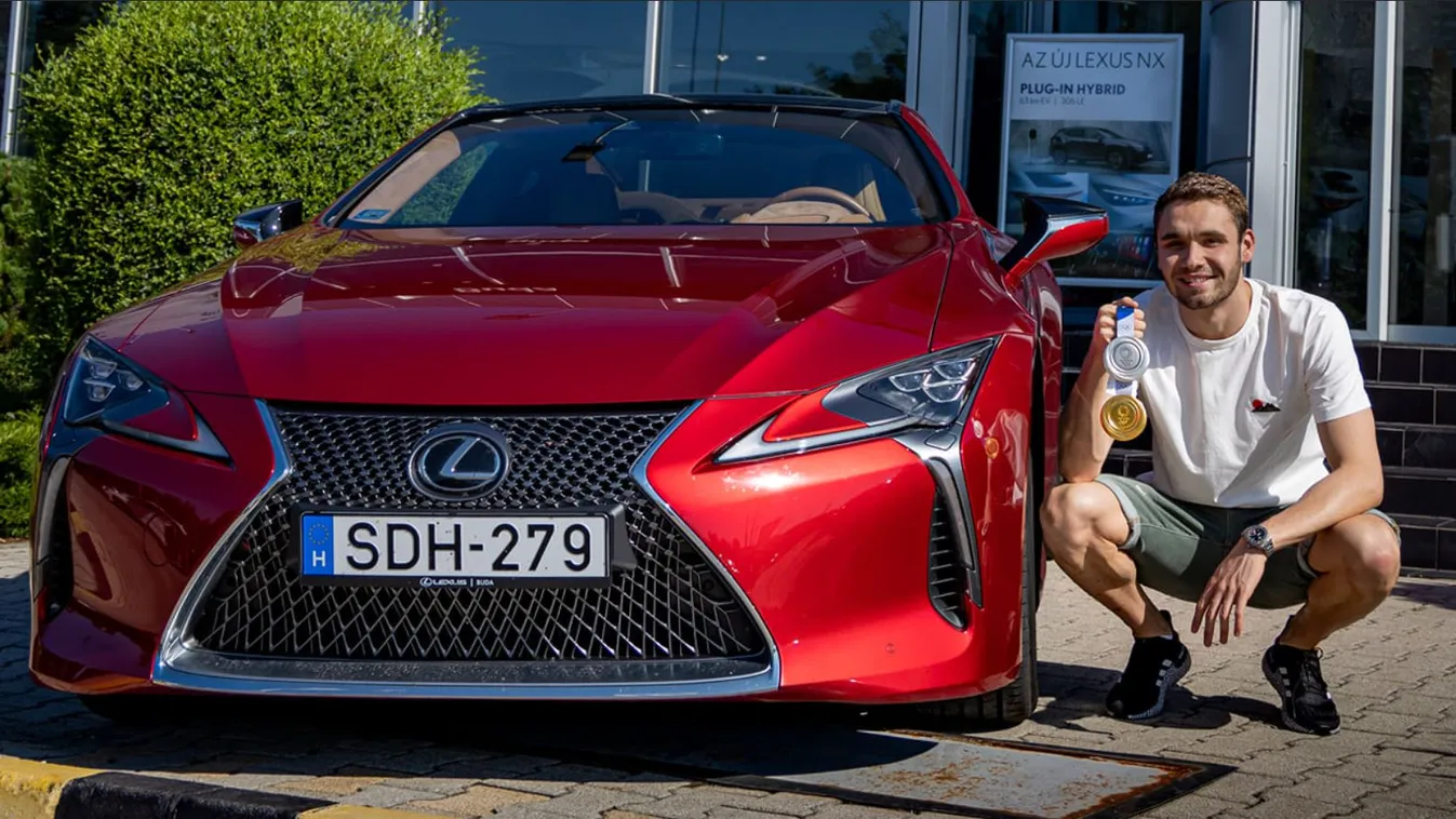 Milák Kristóf és a Lexus LC