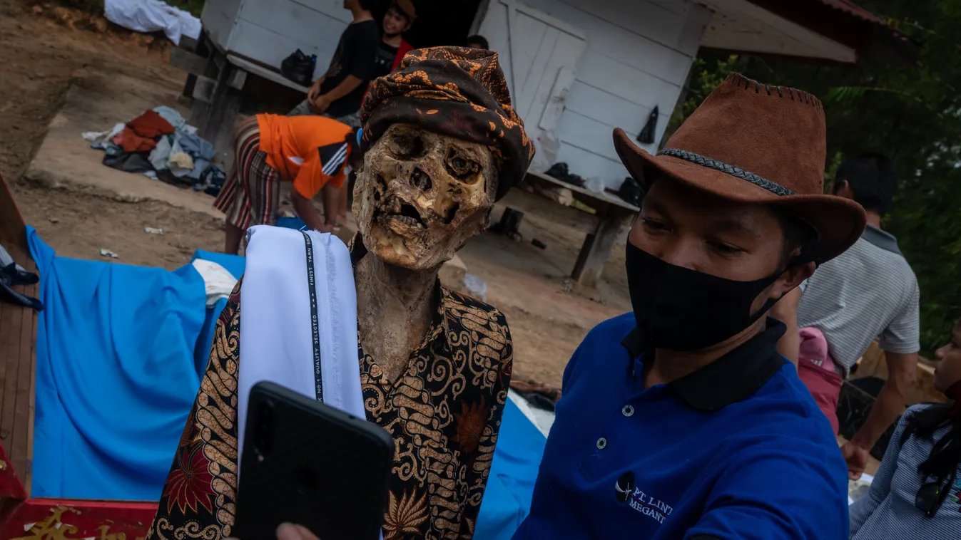 Manene ritual in Nort Toraja, Indonesia - 25 Aug 2020