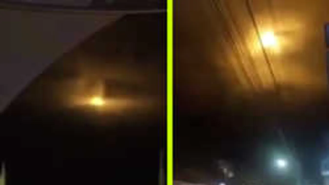 Kitört a pánik az utcán: furcsa fények sokkolták éjjel a lakókat...