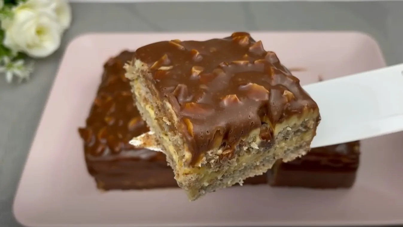 Mandulás csokoládétorta