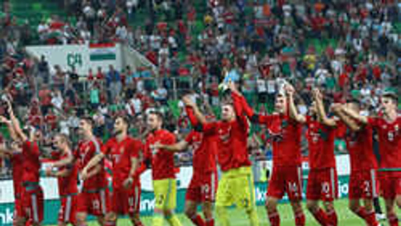 Öröm és fájdalom: a legjobb képek a magyar-lett focimeccsről