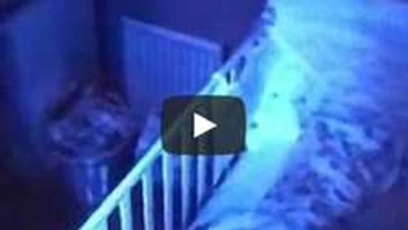 Hideglelést kapott a sokktól az apuka: szellemet videózott csecsemője mellett!