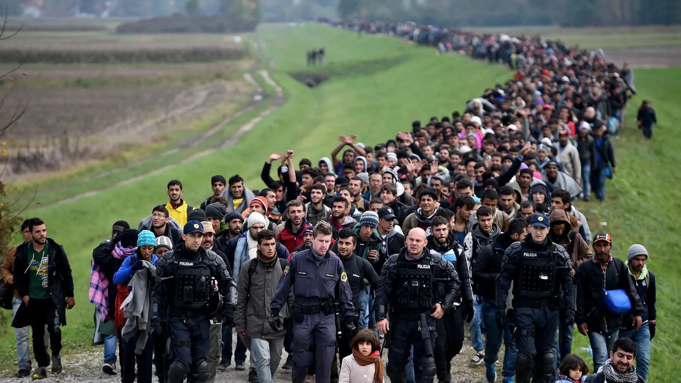 Migrants Cross Into Slovenia