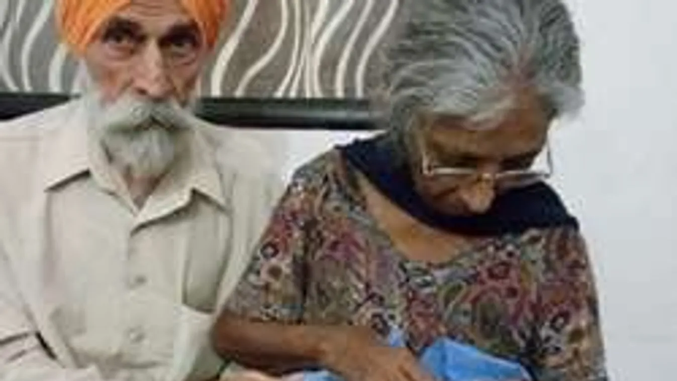 70 évesen adott életet első gyermekének egy indiai nő