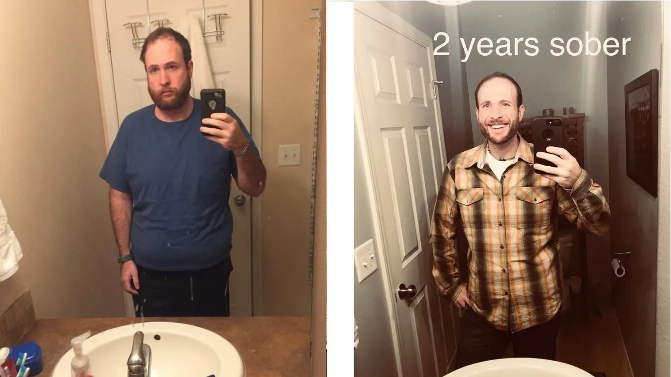 Csodálatos átváltozás: 3 éve nem ivott az alkoholista férfi, így néz ki most