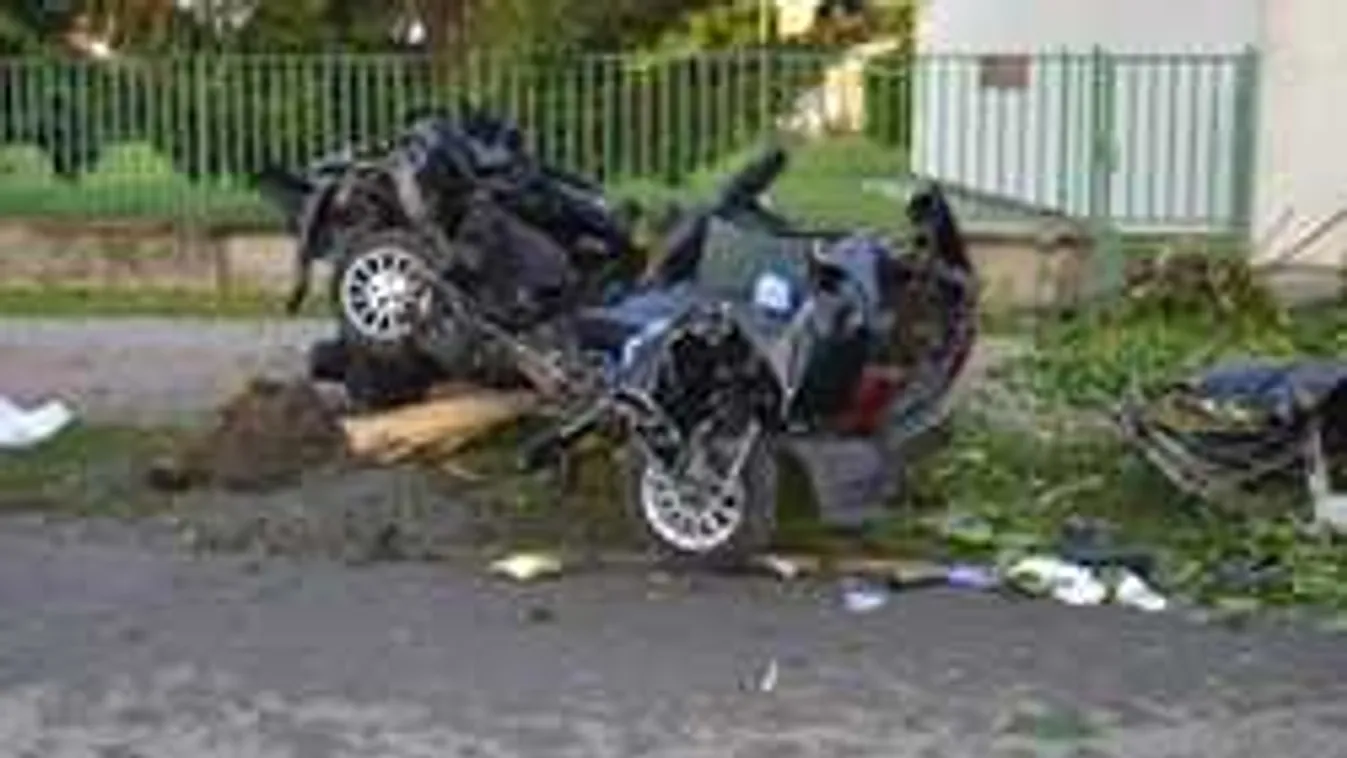 Brutális baleset Sarkadon - megrázó fotók