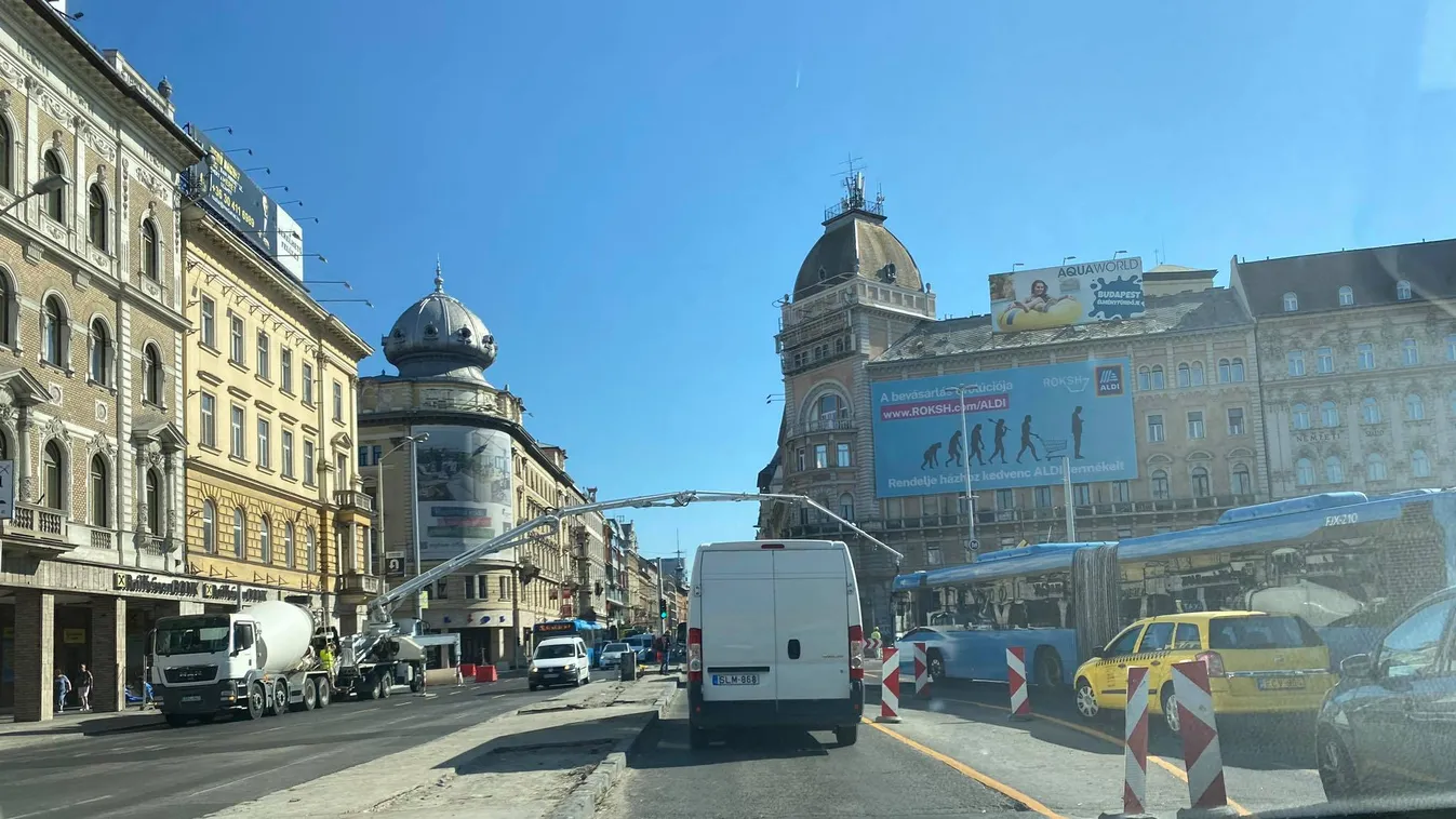 Különös betonozás zajlik a Blahán, veszélyes lenne? Itt a válasz – Fotó