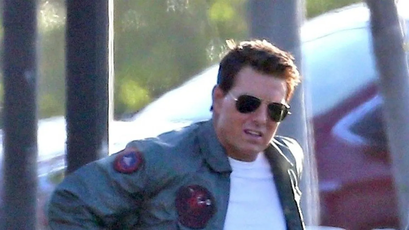 *PREMIUM-EXCLUSIVE* Tom Cruise is spotted for the first time as he reprises his starring role in sequel to 'Top Gun' 32 years after hit film's original release **WEB EMBARGO UNTIL 11AM PST ON 10/10/18