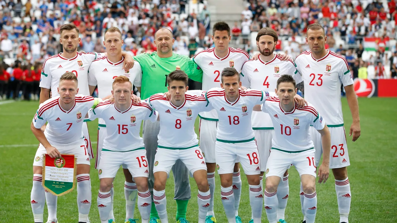 Priskin Tamás; Lang Ádám; Király Gábor; Guzmics Richárd; Kádár Tamás; Juhász Roland; Dzsudzsák Balázs; Kleinheisler László; Nagy Ádám; Stieber Zoltán; Gera Zoltán