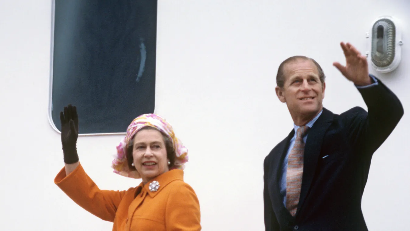 Queen Elizabeth II. on state visit in Germany 1978