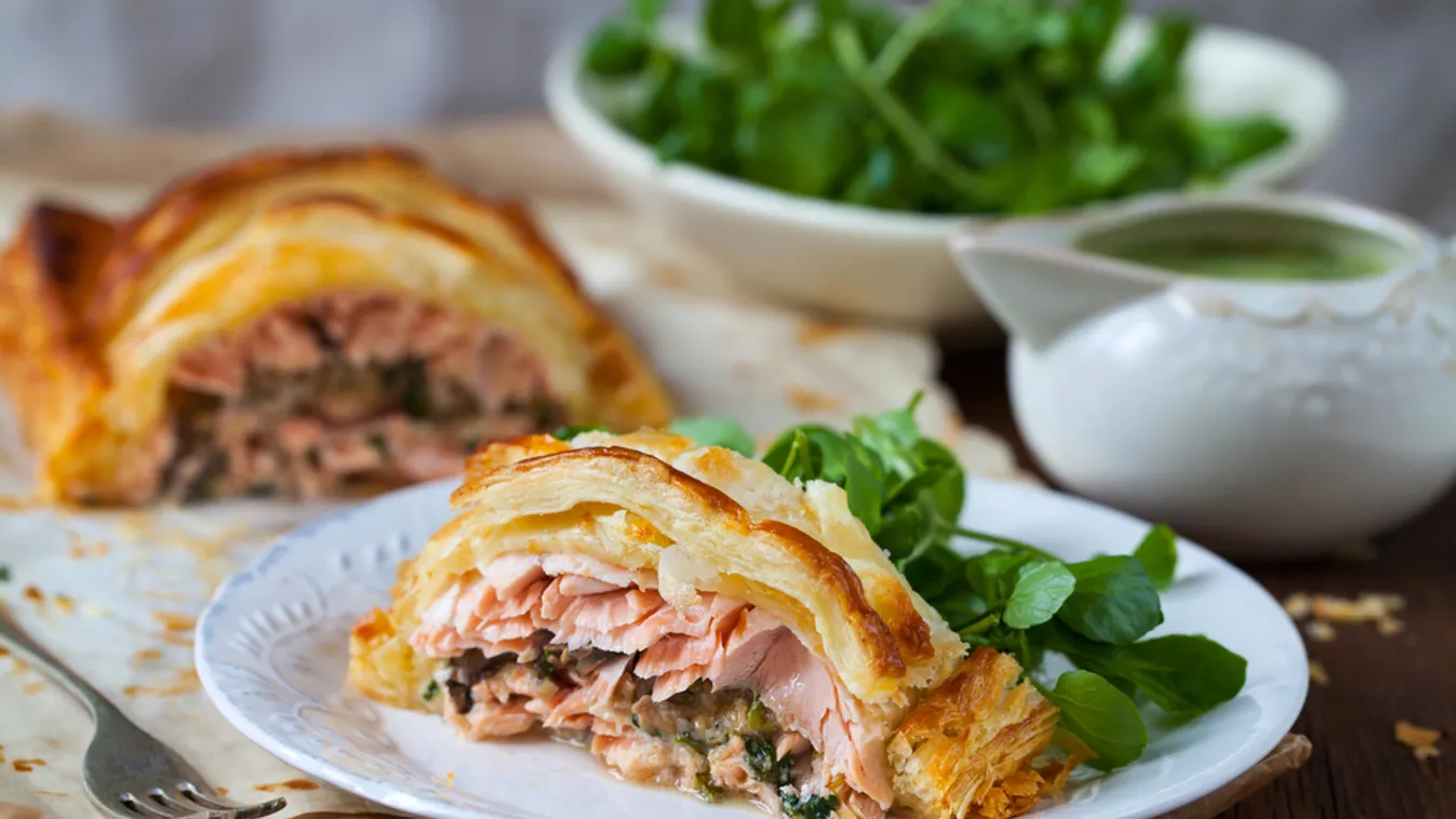Salmon,En,Croute