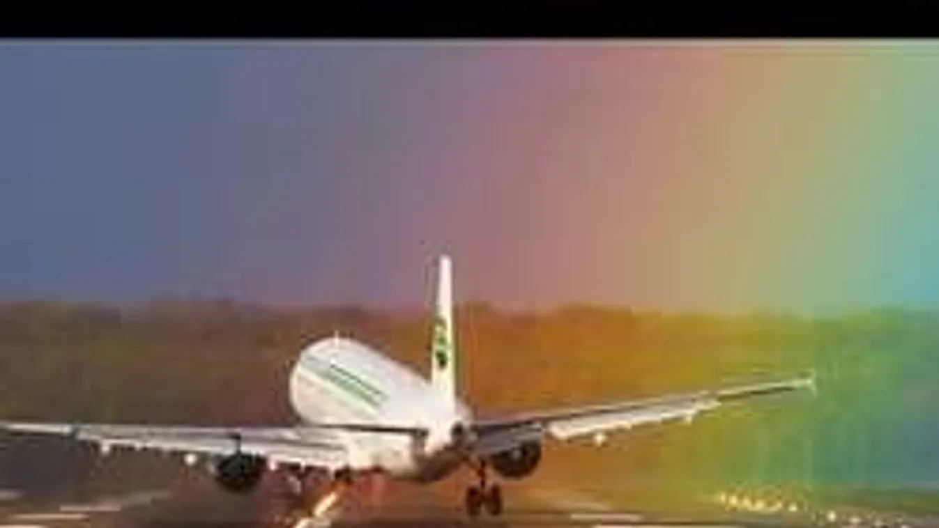 Halálfélelem a repülőgépen. Elképesztő landolás - videó