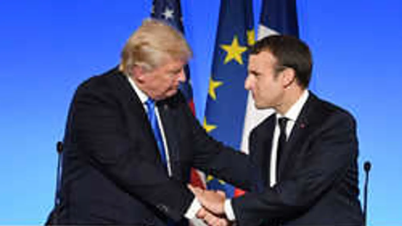 Trump bókolt Macron nejének, de nem csak ezért ment Párizsba