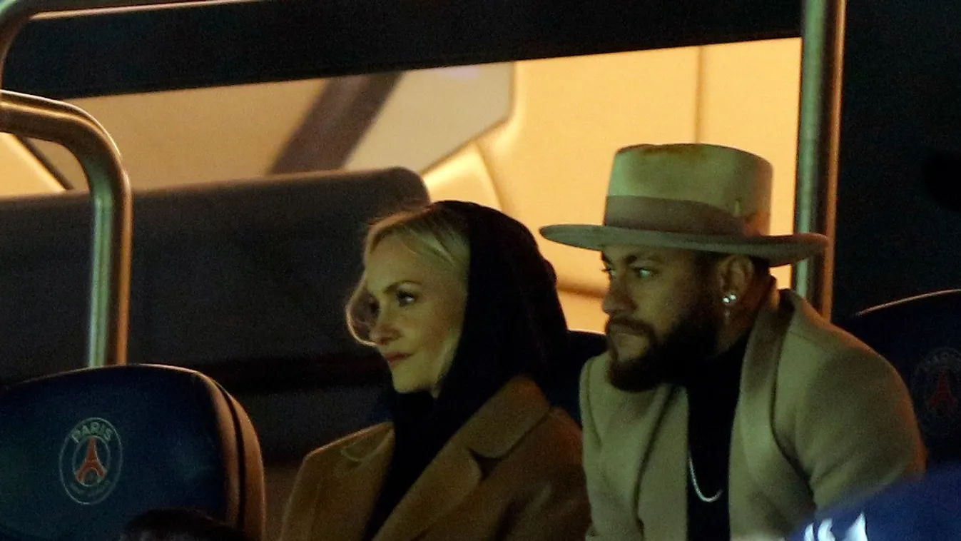 Celebrities during the French L1 football match between Paris Saint-Germain (PSG) and Dijon