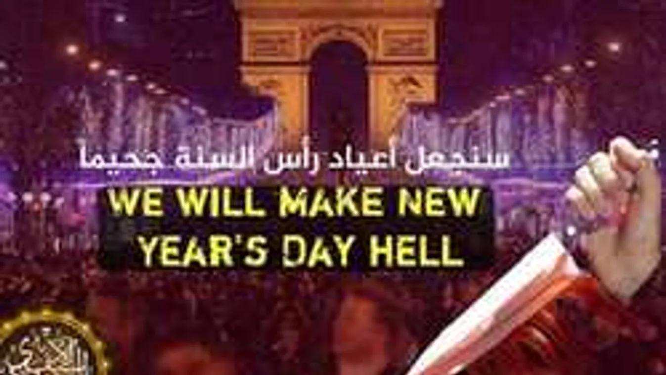 Üzent az ISIS: "Pokollá változtatjuk Párizst szilveszter napján!"