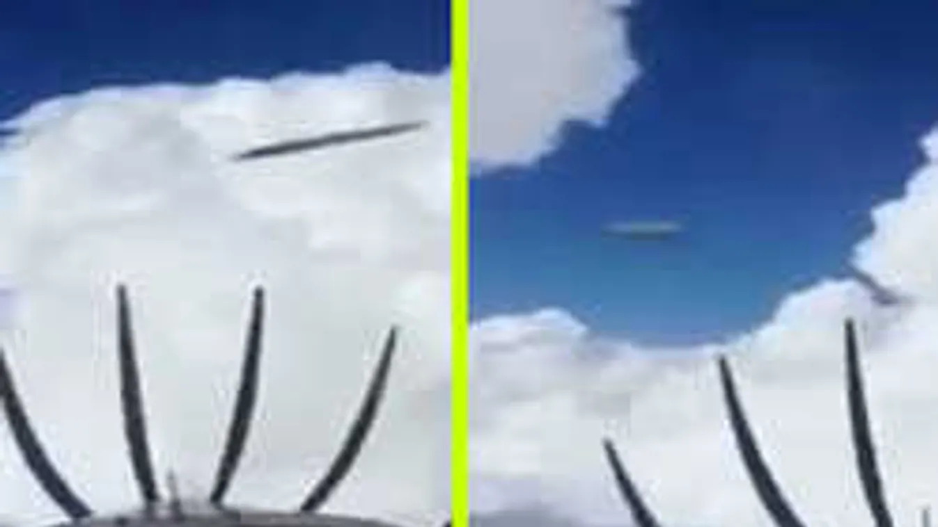 Sokkoló dolgot videózott egy pilóta a gépe ablakából a mobiljával